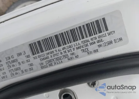 2016 Ram 1500 Express z USA, uszkodzony, nr VIN 1C6RR7KT9GS217923